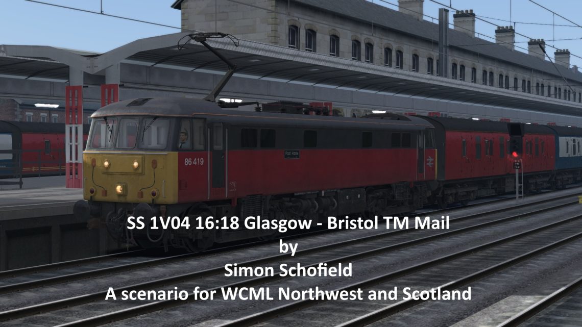 SS 1V04 16:18 Glasgow – Bristol TM Mail