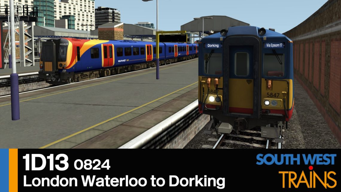 1D13 0824 London Waterloo to Dorking