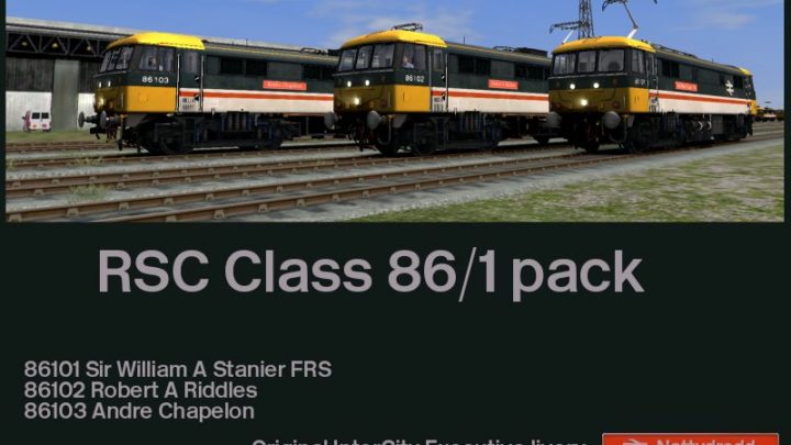 RSC Class 86 InterCity Executive liveried 86101 – 86102 – 86103.