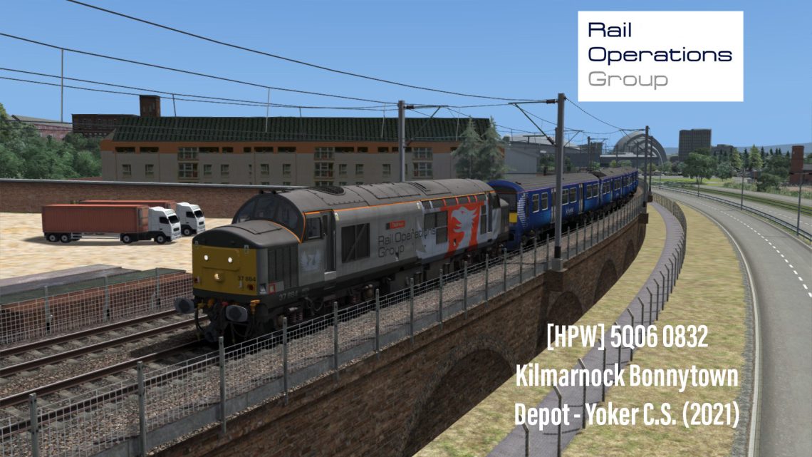 [HPW] 5Q06 08:32 Kilmarnock Civil Engineer’s Sidings – Yoker Carriage Sidings