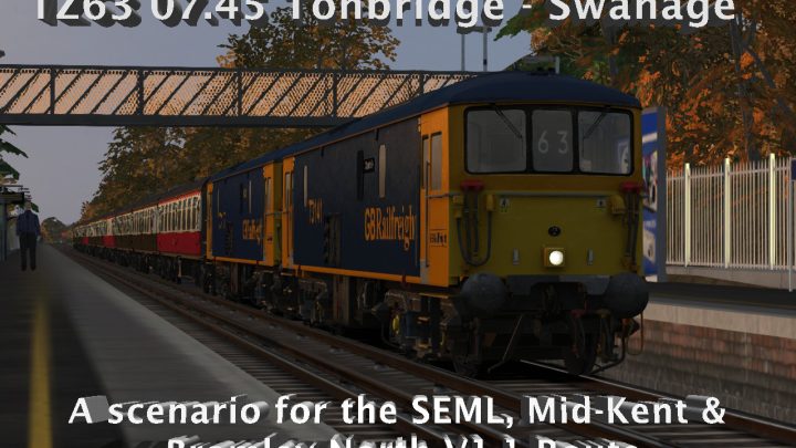 1Z63 07.45 Tonbridge – Swanage
