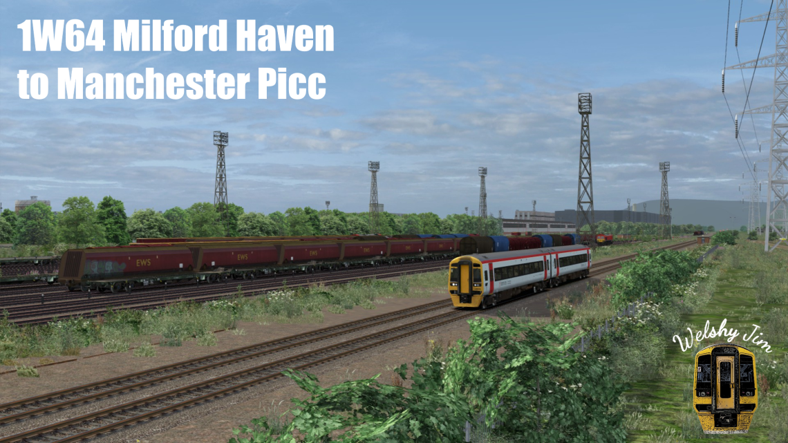 (WJ) 1W64 15:04 Milford Haven to Manchester Piccadilly