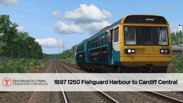 [JD] 1B97 1250 Fishguard Harbour to Cardiff Central