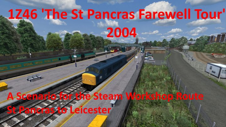 1Z46 The St Pancras Farewell Tour – Class 45 – Leicester to St Pancras