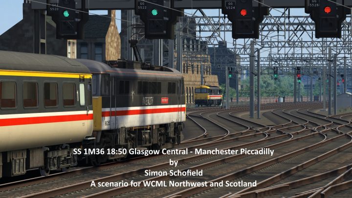 SS 1M36 18.50 Glasgow Central – Manchester Piccadillly
