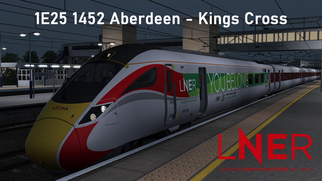1E25 1452 Aberdeen – Kings Cross