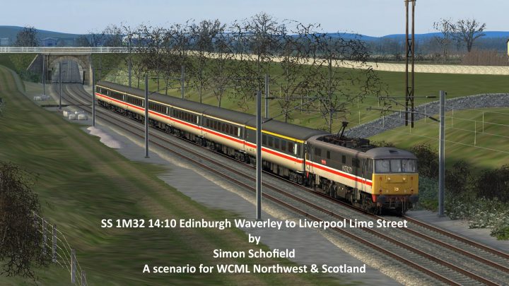 SS 1M32 14:10 Edinburgh Waverley – Liverpool Lime Street