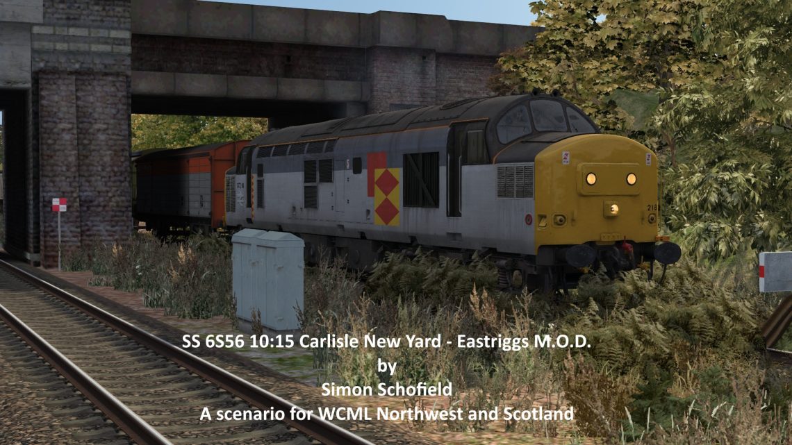 SS 6S56 10.15 Carlisle New Yard – Eastriggs M.O.D.