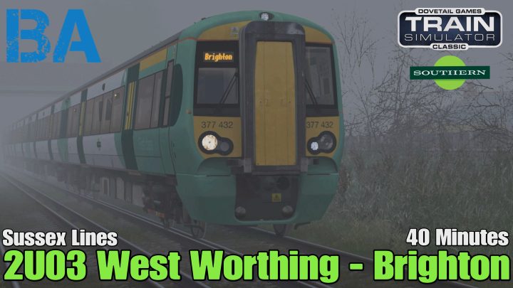 2U03 07:22 West Worthing – Brighton