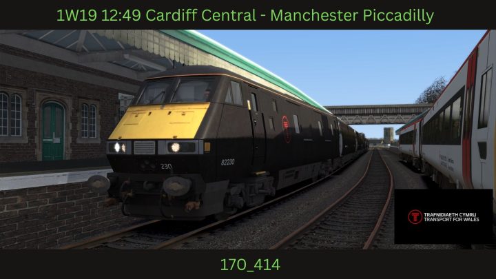 1W19 12:49 Cardiff Central – Manchester Piccadilly