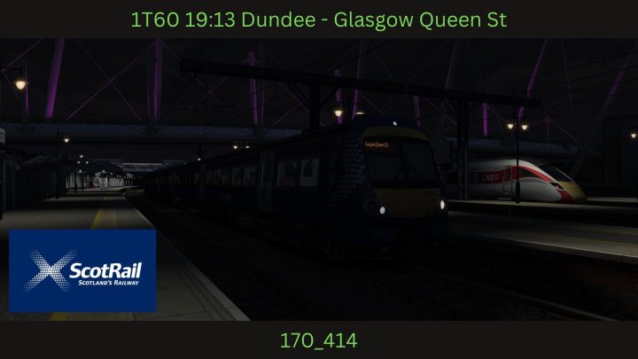 1T60 19:13 Dundee – Glasgow Queen St