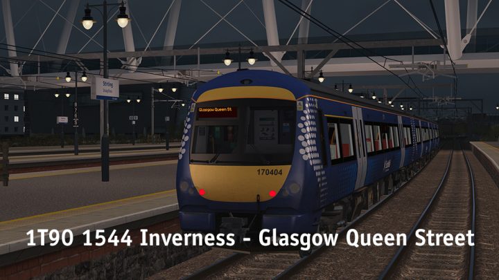 1T90 1544 Inverness – Glasgow Queen Street