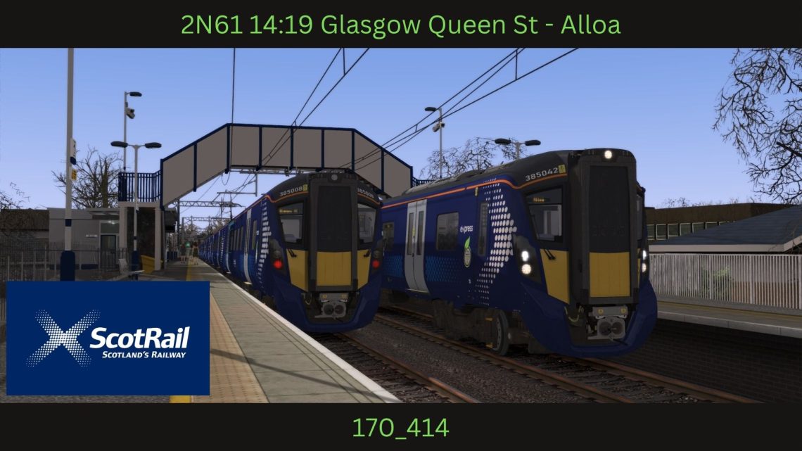 2N61 14:19 Glasgow Queen St – Alloa