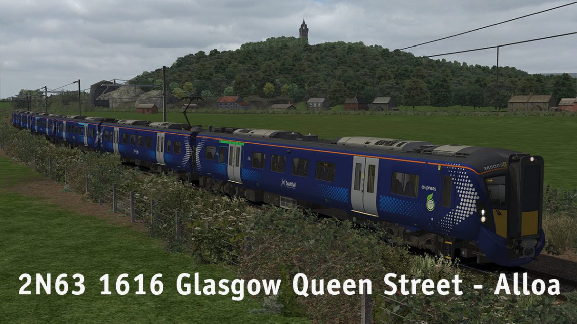 2N63 1616 Glasgow Queen Street – Alloa