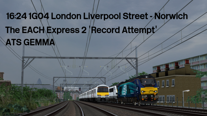 (GB) 16:24 1G04 London Liverpool Street – Norwich ‘The EACH Express 2’