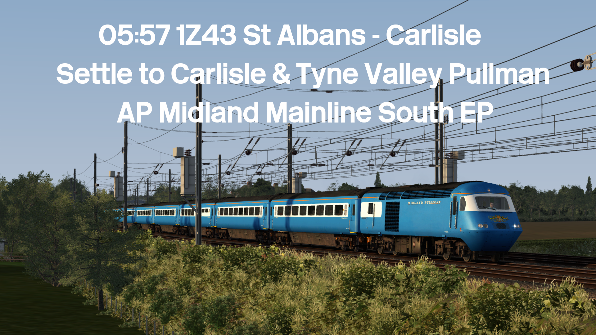 (GB) 05:57 1Z43 St Albans – Carlisle ‘Settle to Carlisle & Tyne Valley Pullman’