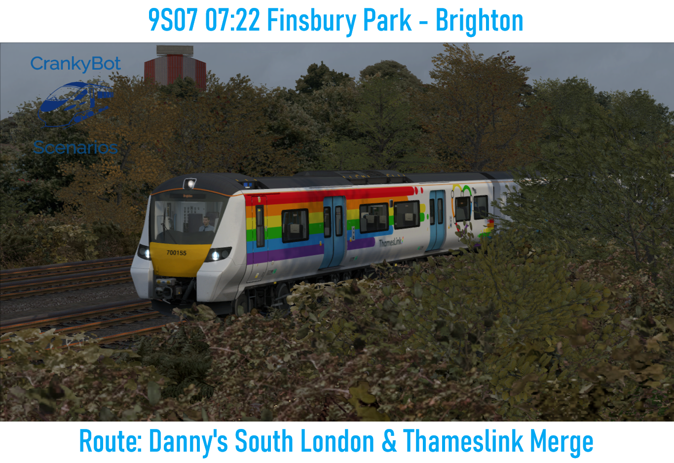 [CB] 9S07 07:22 Finsbury Park – Brighton