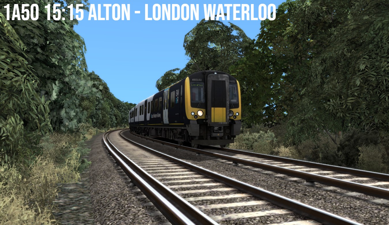 1A50 15:15 Alton – London Waterloo