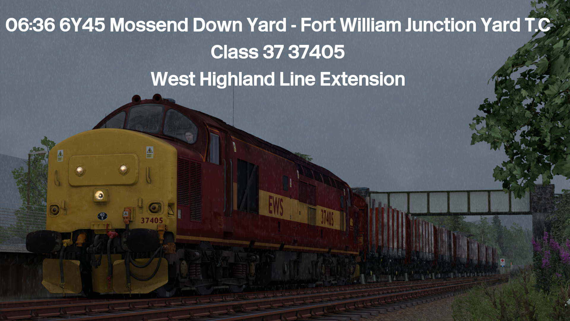 (GB) 06:36 6Y45 Mossend Down Yard – Fort William Junction Yard T.C