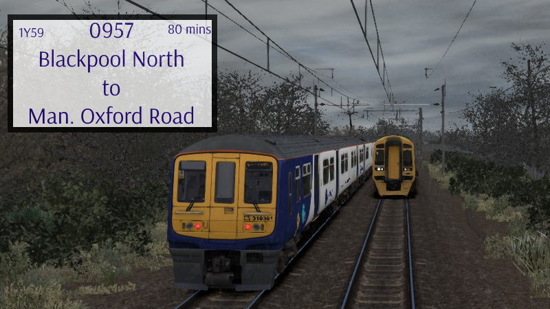 1Y59 0957 Blackpool North – Manchester Oxford Road [FULL RUN!] (diverted)