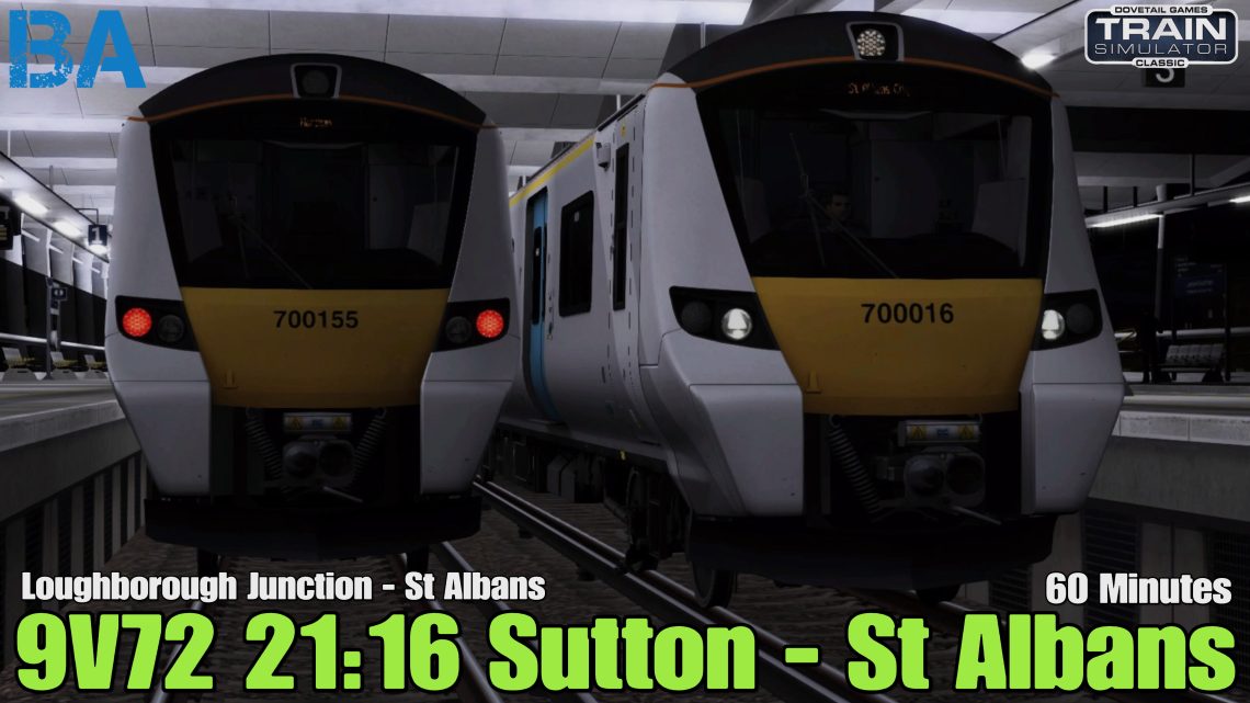 9V72 21:16 Sutton (Loughborough Junction) – St Albans
