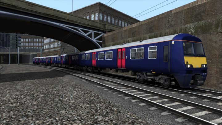 Class 321 Greater Anglia Plain Purple