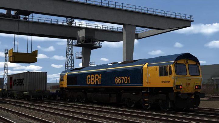Class 66 GB Railfreight Revised Old Livery 66701