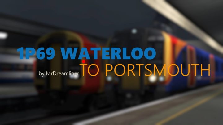 1P69 2100 London Waterloo to Portsmouth Harbour