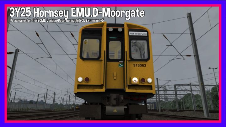 3Y25 Hornsey EMU.D – Moorgate