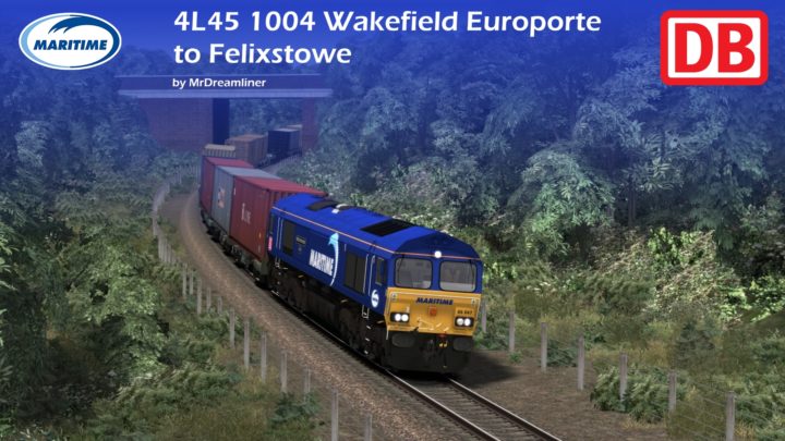 4L45 1004 Wakefield Europorte to Felixstowe