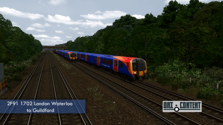 2F91 1702 London Waterloo to Guildford