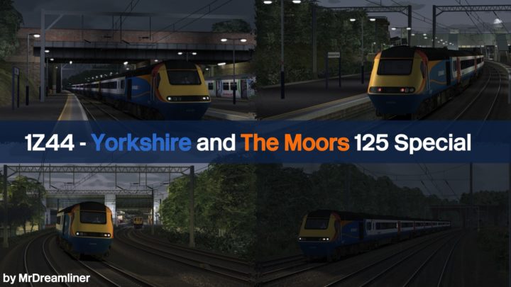 1Z44 1635 Scarborough to St Pancras International – Yorkshire and The Moors 125 Special