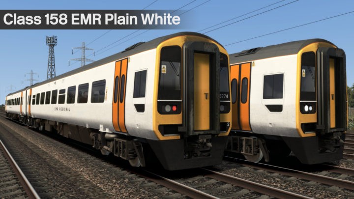 Class 158 – EMR Plain White