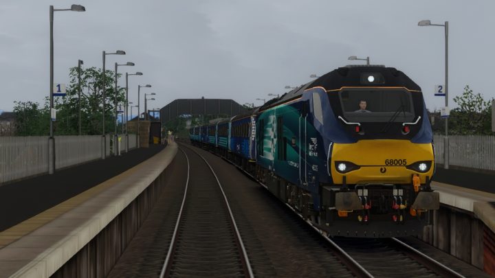 2L69 1719 Edinburgh – Cardenden – Class 68!