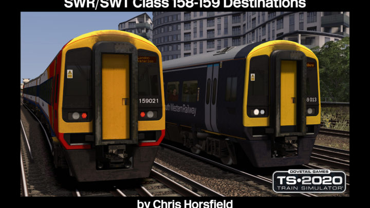 Class 158/159 SWR-SWT Destinations