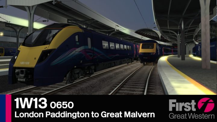 1W13 0650 London Paddington to Great Malvern