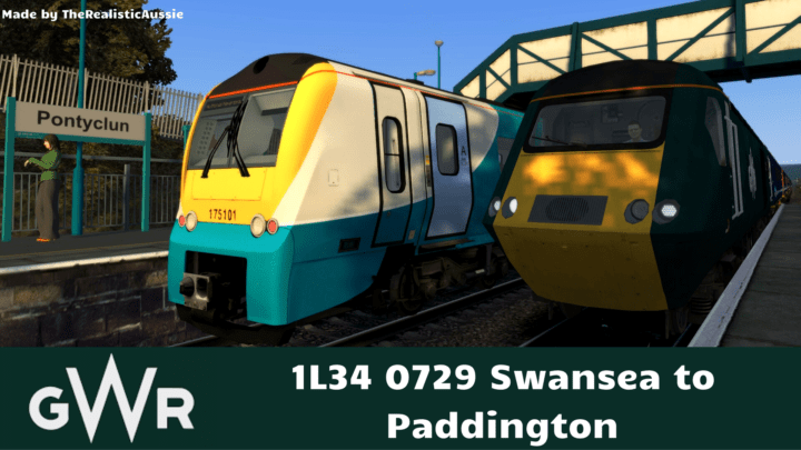 1L34 0729 Swansea to Paddington