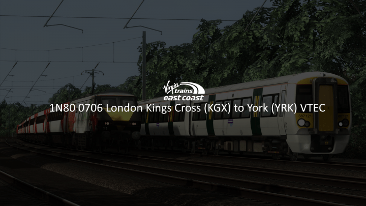 Version 1: 1N80 0706 London Kings Cross to York [UPDATED!!]