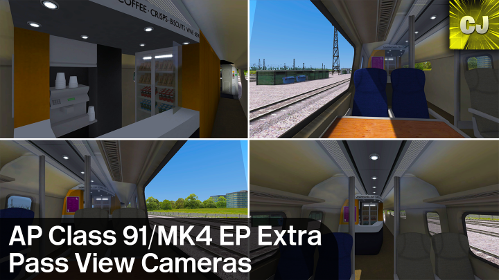 AP Class 91/MK4 Extra Passenger View Cameras