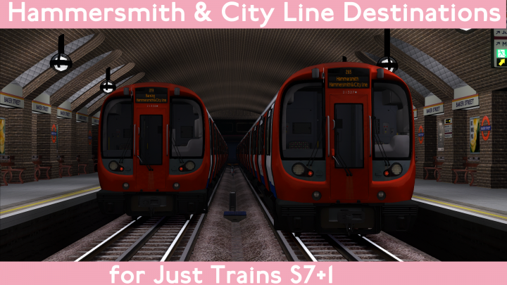 Hammersmith & City line S7 Destinations