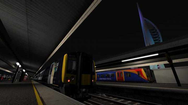 1P74 20:45 Portsmouth Harbour – London Waterloo (Via Guildford)