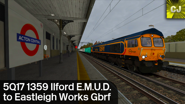 5Q17 1359 Ilford E.M.U.D. to Eastleigh Works Gbrf