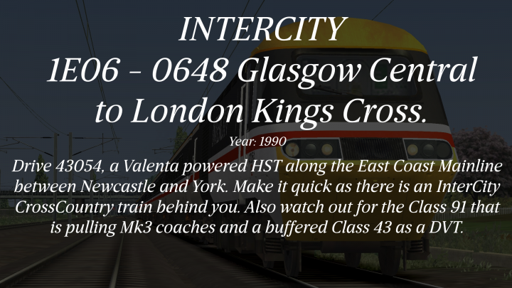 1E06 – 0648 – Glasgow Central to London Kings Cross