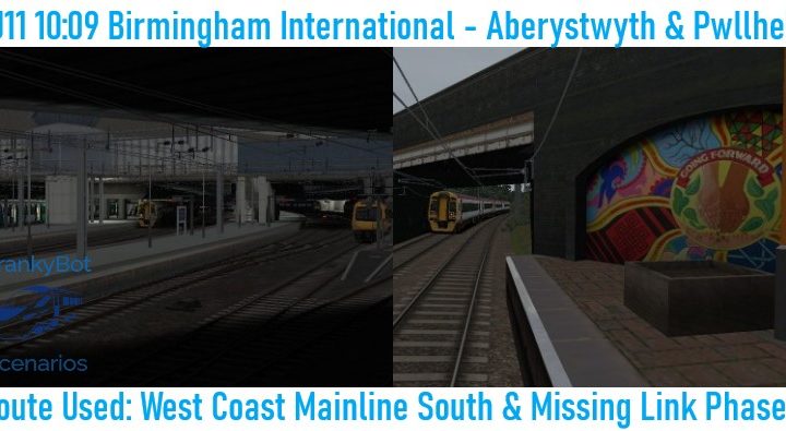 [CB] 1J11 10:09 Birmingham International – Aberystwyth & Pwllheli