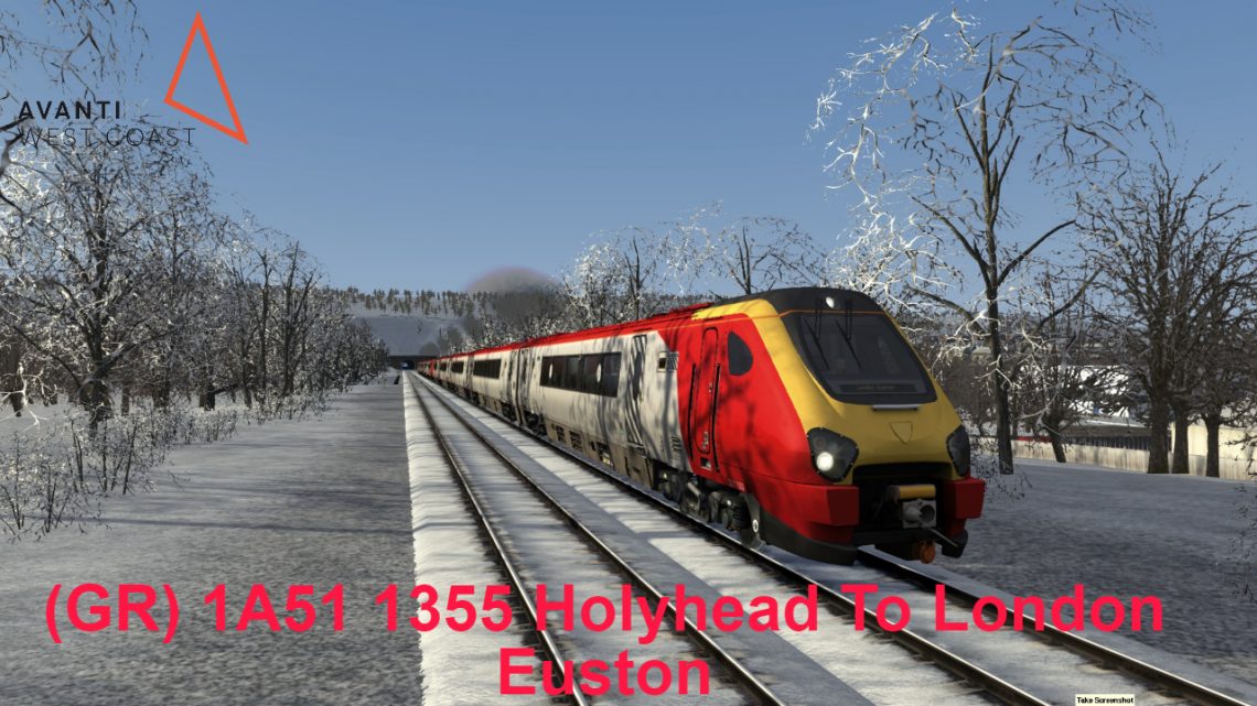 (GR) 1A51 1355 Holyhead To London Euston *(Full Run)