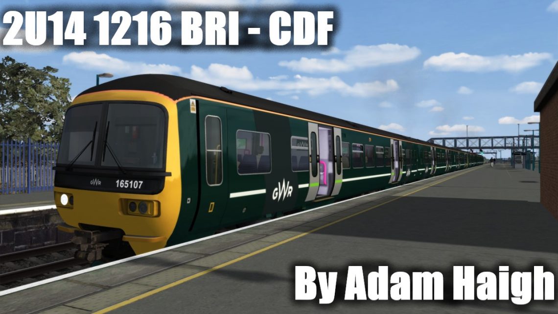 2U14 1216 Bristol Temple Meads to Cardiff Central
