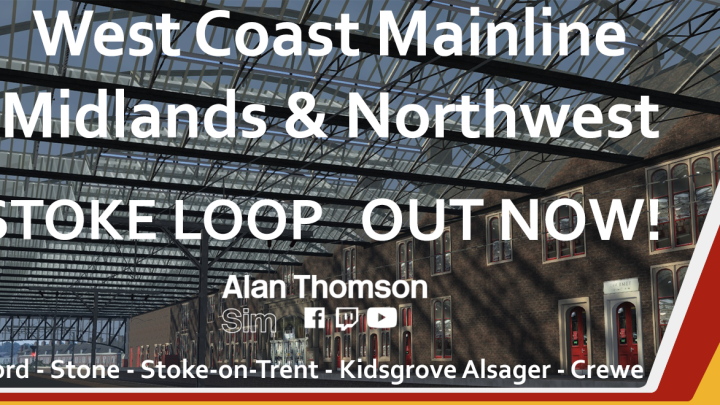 West Coast Mainline Midlands & Northwest – Phase 4 – STOKE LOOP – AVAILABLE NOW!