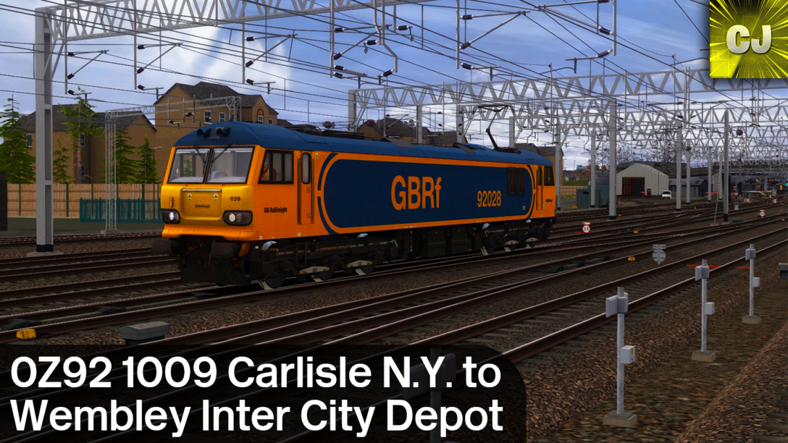 0Z92 1009 Carlisle N.Y. to Wembley Inter City Depot
