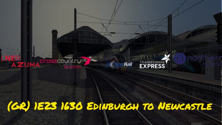 (GR)1E23 1630 Edinburgh to Newcastle / 5E23 1810 Newcastle to Heaton T&R.S.M.D.