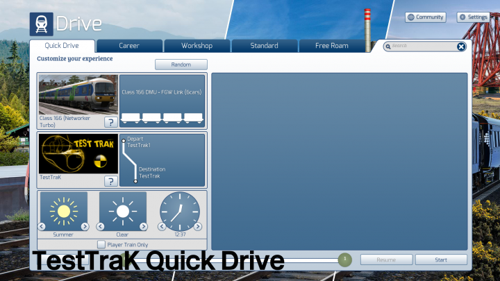 TestTraK Quick Drive